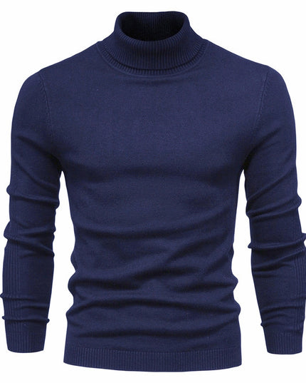 Men's Solid Color Pullover Sweater
