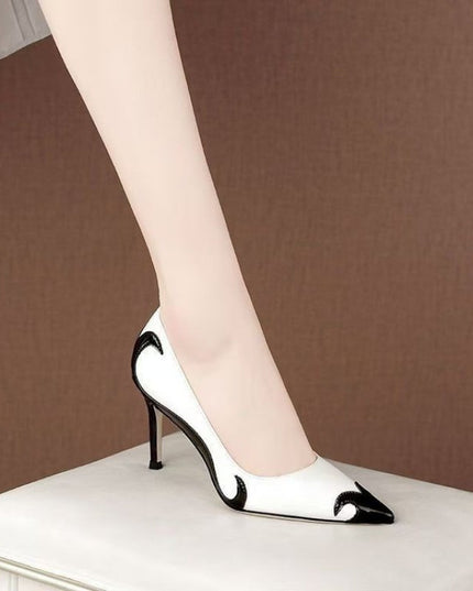 Small Niche High Heels With Pointed Toes And Thin Heels