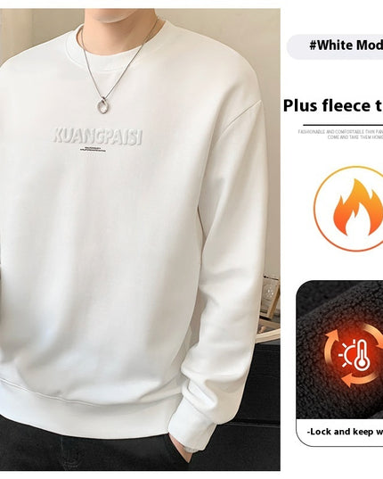 Round Neck Heavy Sweater For Men Spring And Autumn New