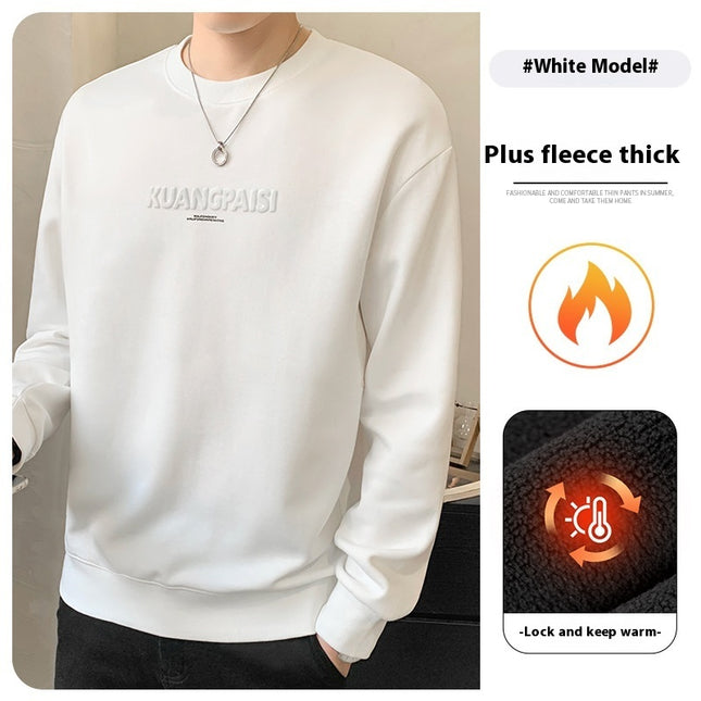 Round Neck Heavy Sweater For Men Spring And Autumn New