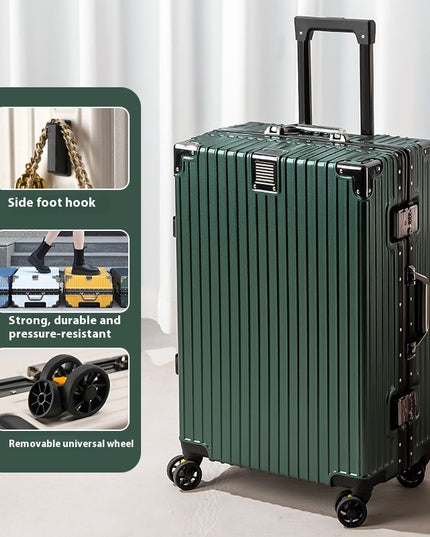 Suitcase Large Capacity Aluminium Frame Luggage