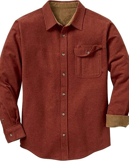 European And American Spring And Autumn Single-breasted Plaid Shirt Long Sleeve Loose