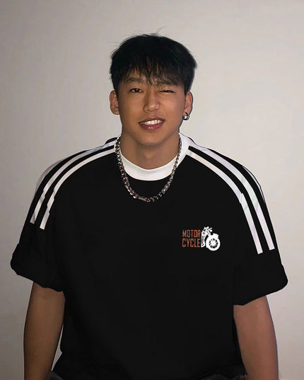 Summer Short-sleeved T-shirt Student Top Round Neck