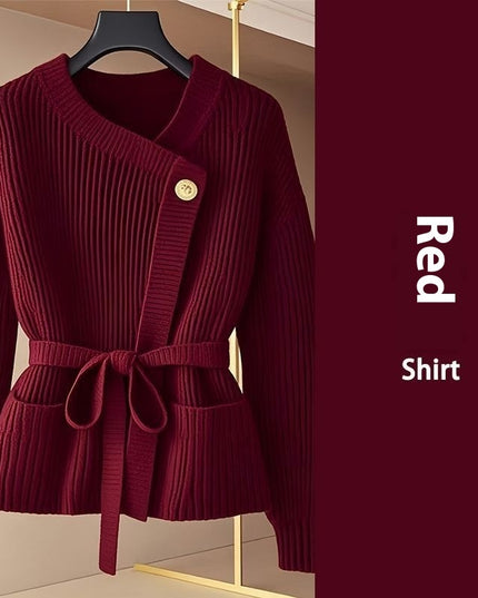 Red Design Sense Birthday Year Sweater
