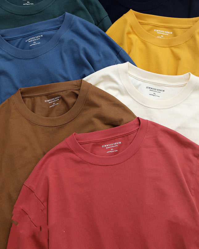 Men's Multicolor Round Neck Casual Couple Long Sleeve T-Shirt