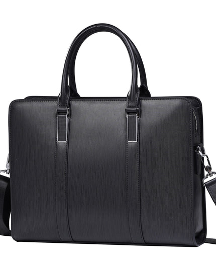 High-End Business Computer Bag | Men’s Cowhide Leather Handbag