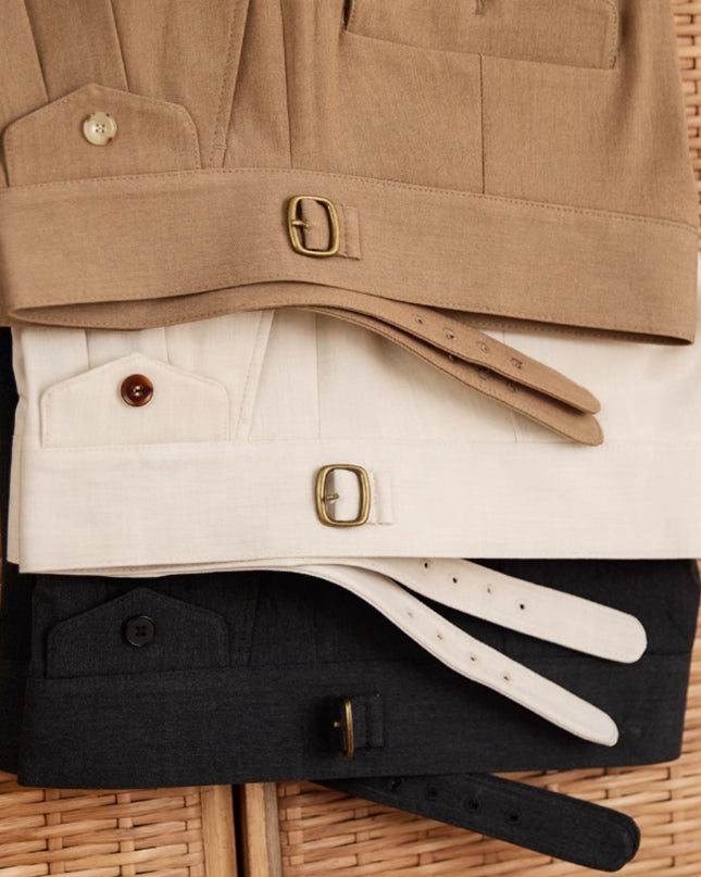 Commuting Italian Style Business Wrinkle Resistant Casual Pants For Men In England