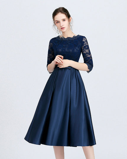 Versatile Casual Mid Length Evening Dress For Women