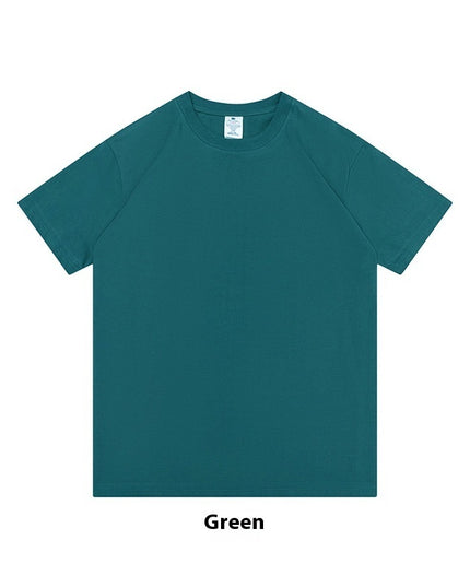 Cotton Heavy Round Neck Cultural T-shirt Advertising Shirt