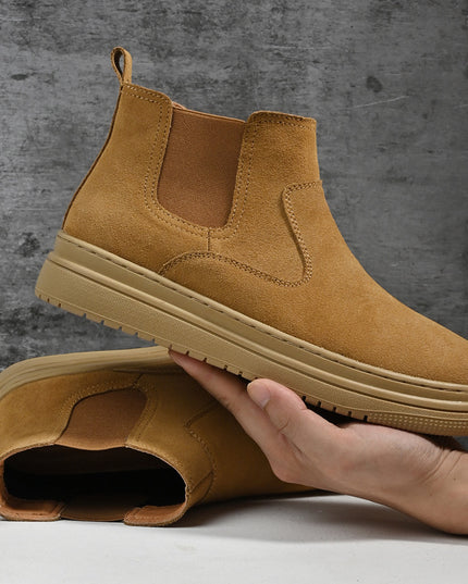 Men's Martin Boots Genuine Leather Mid-top