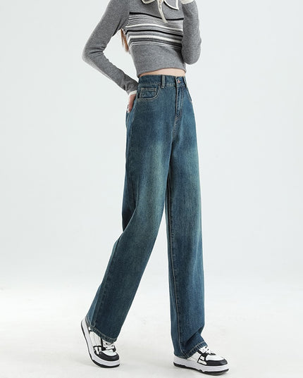 Summer Thin Elastic Waisted Jeans For Women
