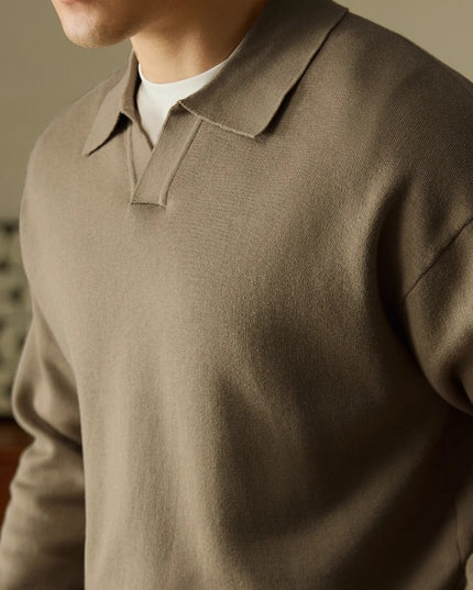 Heavy High-grade V-neck Sweater Pullover