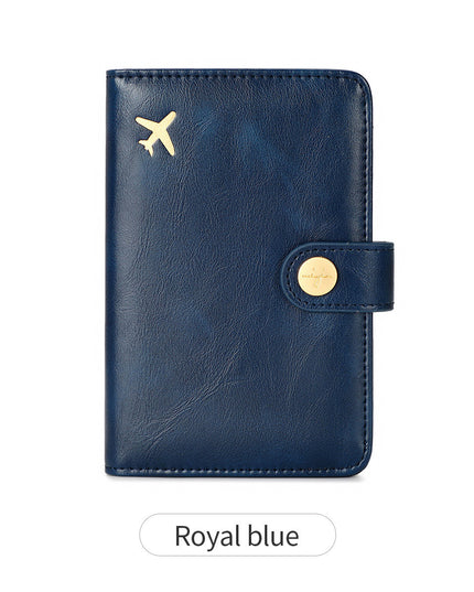 Bag Simple And Portable Multifunctional Passport Holder Fashion Document Storage Protective Cover