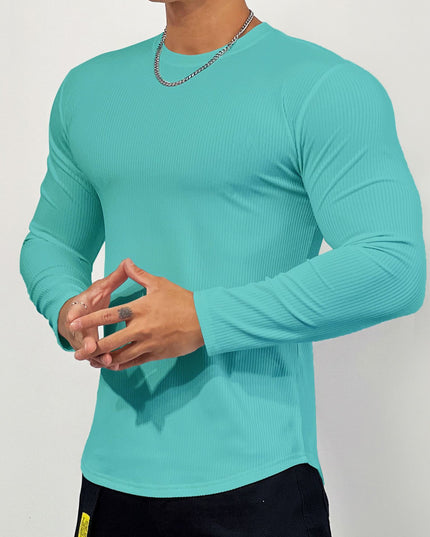 Fitness Muscle Men's Training Long Sleeve T-Shirt