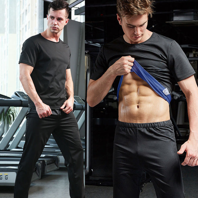 Beer Belly Corset Round Neck Fitness Short Sleeve