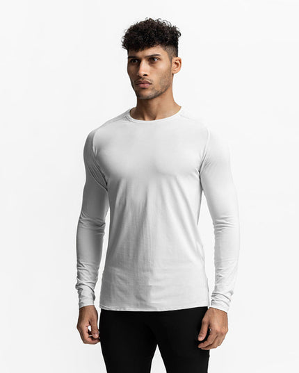 Tight Fast Drying Fitness Long Sleeved T-shirt For Men Outdoor