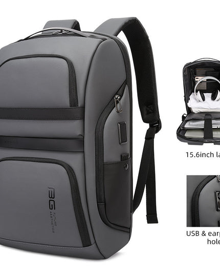 Business Waterproof Backpack Large Capacity Computer Bag