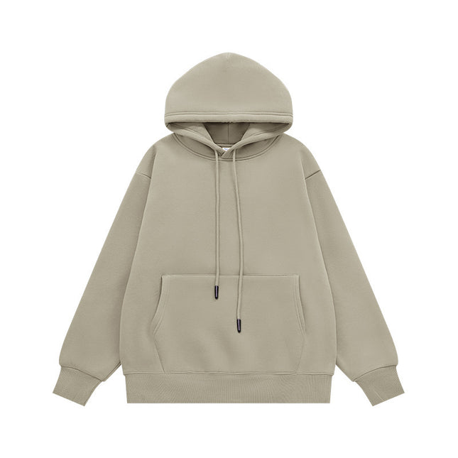Men's Clothing Velvet Padded Hooded Sweatshirt