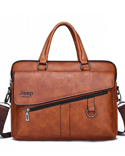 Large Capacity Computer Bag | Shoulder Bag, Synthetic Leather