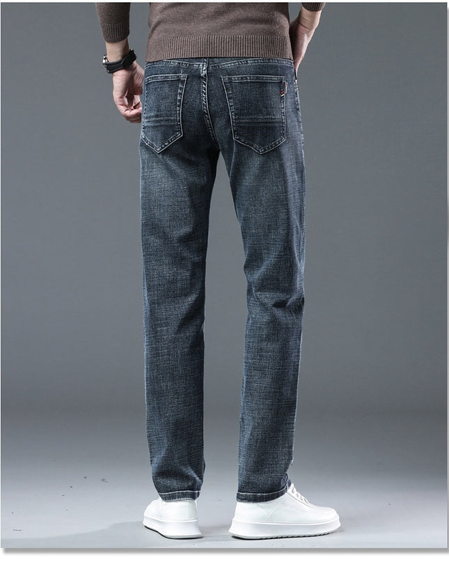 Men's Loose Straight Leg Summer Jeans