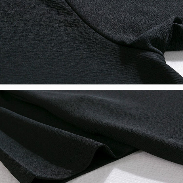 Summer Korean Version Of The Loose Trend Of Casual Solid Color Cotton Linen Half-sleeve Body Shirt