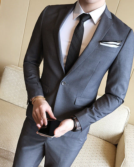 Men's Fashion Casual One Button Suit