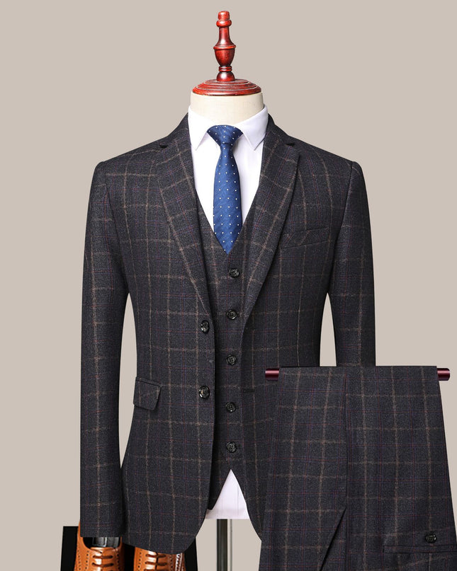 Young And Middle-aged Men's Three Piece Suit