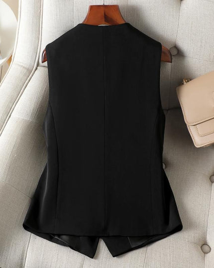 Fashion Design Sense Wild Vest Slimming Workplace Vest