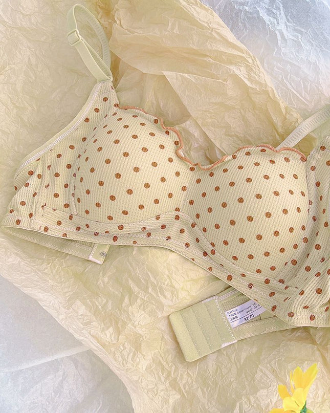 Anti-slip Bra No Steel Ring Gathering Bra