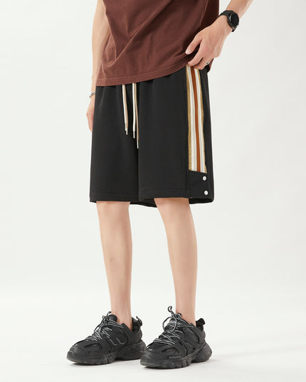 Edge Mesh Breathable And Loose Comfortable Cropped Pants