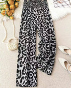 Gray Leopard Print