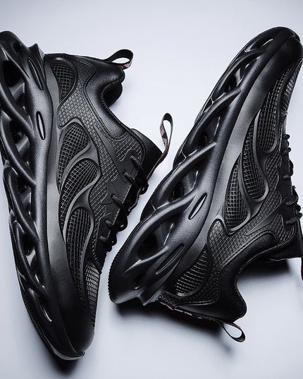 Inner Heightening Men's Shoes Invisible Heightening Breathable Mesh Shoes