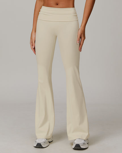 Women's Casual Folding High Waist Yoga Pants