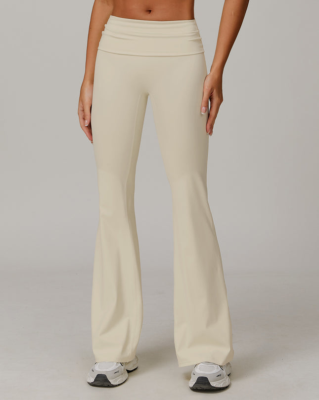 Women's Casual Folding High Waist Yoga Pants