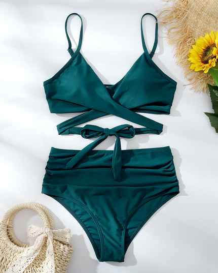 Spa Ladies Bikini Split Swimwear Multicolor