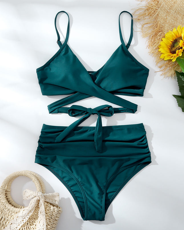 Spa Ladies Bikini Split Swimwear Multicolor