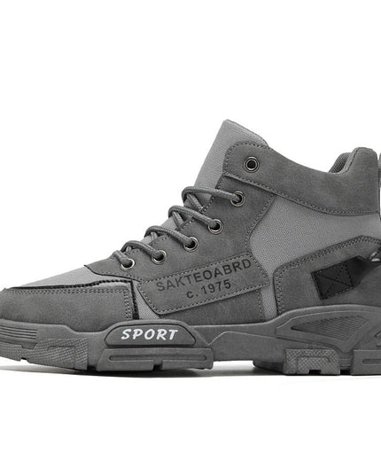 Men's Casual High Top Canvas Martin Boots
