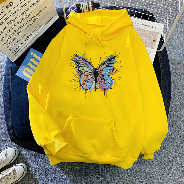 Plus Size Loose Hooded Sweater For Women