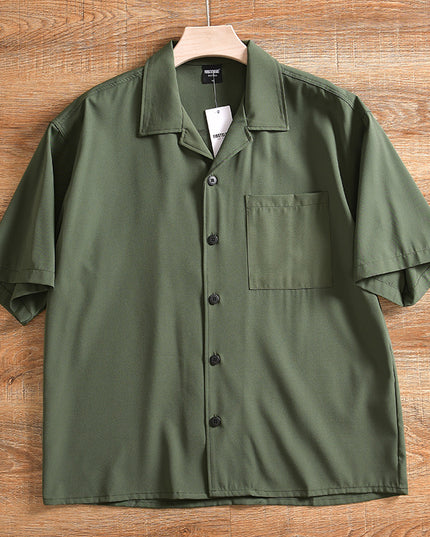 Men's Lightweight Breathable Quick-drying Loose Short Sleeve Shirt