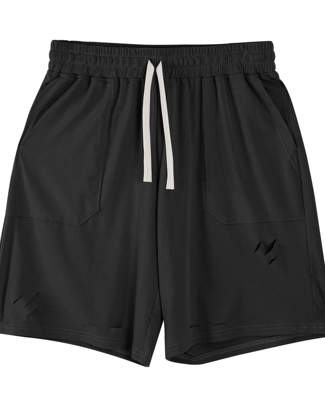 Five-point Shorts Sports Casual Men's Ripped Breathable