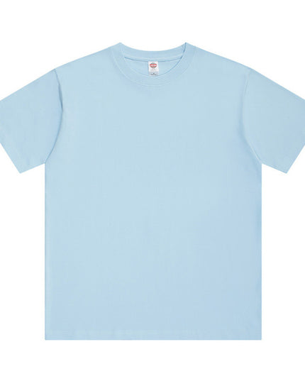 250g Japanese Cotton Round Collar T-shirt Loose
