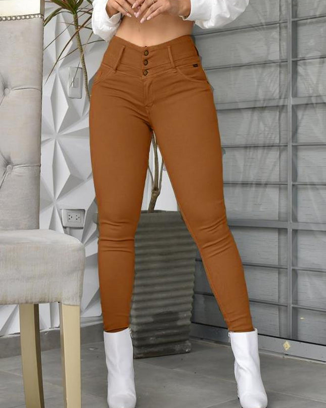 Women's Fashion Casual High Waist Tights