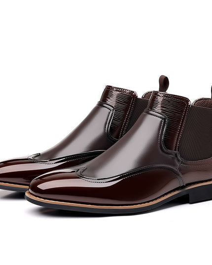 Men's Color Block Chelsea Boots