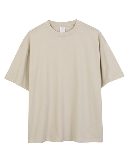 Men's Thick Double Yarn Loose Short Sleeve T-Shirt