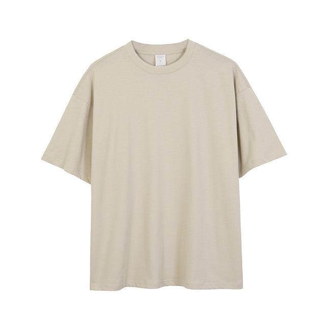 Men's Thick Double Yarn Loose Short Sleeve T-Shirt