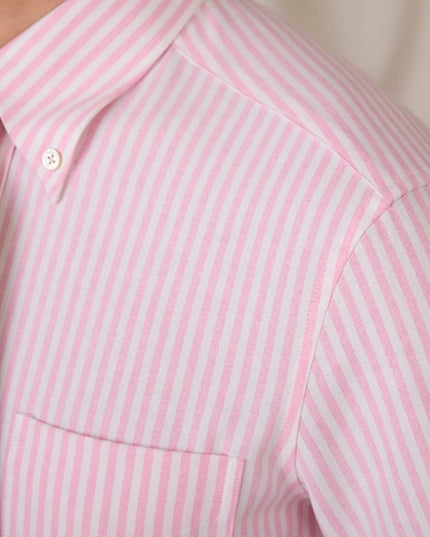 Cotton Slim-fit Striped Long-sleeved Shirt Breathable Casual Business Shirt