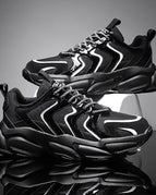 Black and white