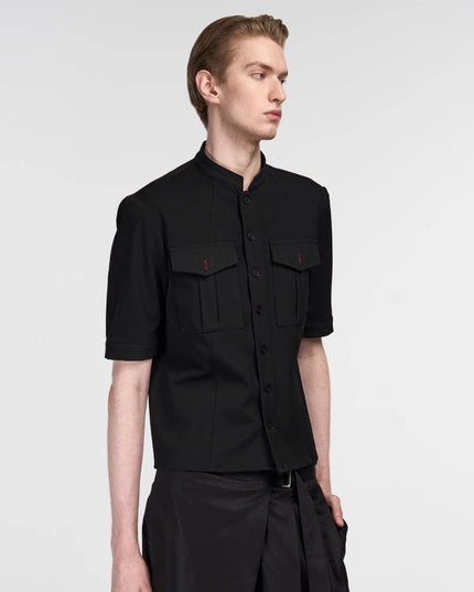 Handmade Red Eye Hunting Suit Half Sleeve Shirt
