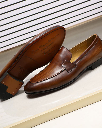 First Layer Cowhide Men's Wedding Banquet Shoes