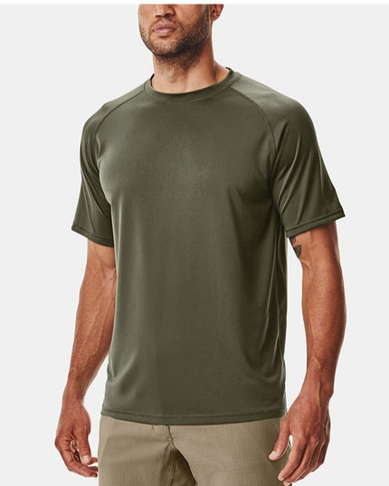 Summer Exercise T-shirt Men's Loose Round Neck